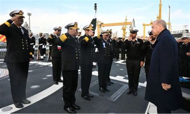 Erdogan Held Welding Ceremony For Pakistan Navy