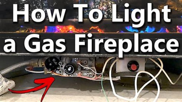 How to light a gas fireplace