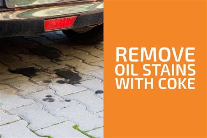 How To Remove Oil Stains From Concrete With Coke